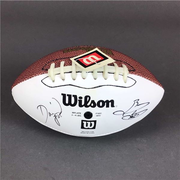 Tennessee Titans Autographed Wilson NFL Football Signed by Eddie Johnson