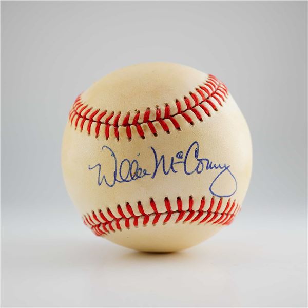 Willie McCovey Signed Rawlings Official National League Baseball PSA Authenticated