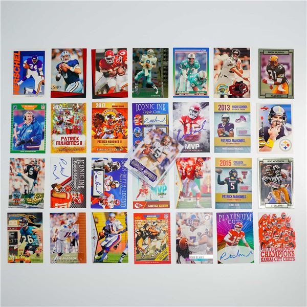 A Collection of 29pc Football Collector Cards Including Pro Set and Upper Deck