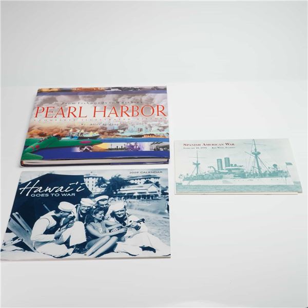 Three WW2 Items Including Seiden, Allan. Pearl Harbor. Belford, Middlebrook & Co., 1998. (Signed)