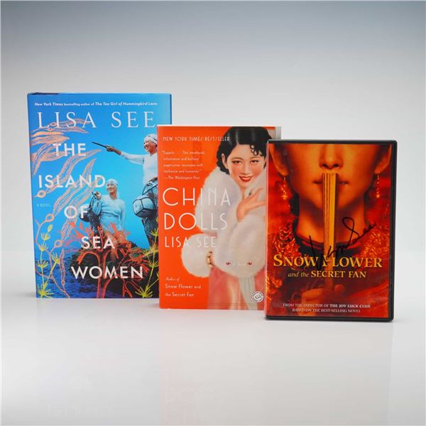 See, Lisa. A Collection of 3 items including The Island of Sea Women. Scribner. (Signed) (DJ)