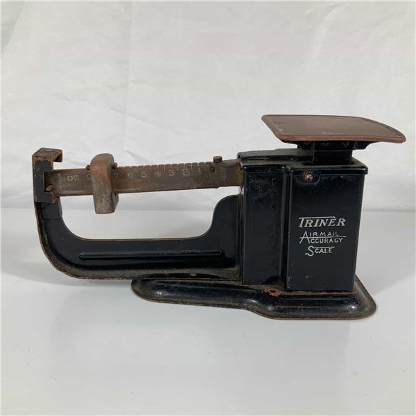 Vintage Triner Air Mail Accuracy Postal Scale Chicago Illinois