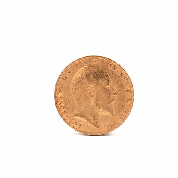 1910 UK 1 Sovereign King Edward the VII Gold Coin