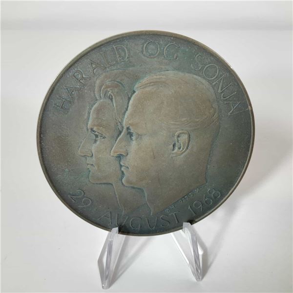 1968 Silver Medal Harald and Sonja Wedding