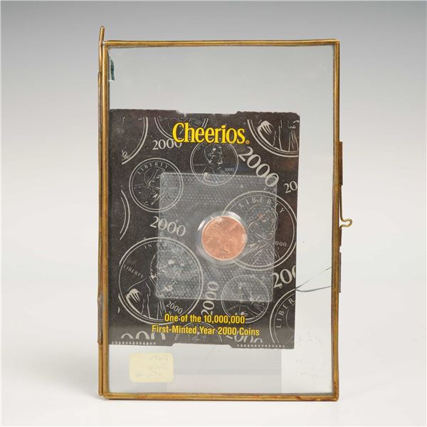 2000 U.S. Mint Lincoln Penny Commemorative 10,000,000 Minted, Framed