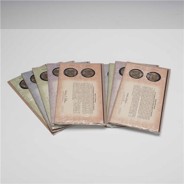 9pc U.S. Mint Presidential $1 First Day Coin Covers