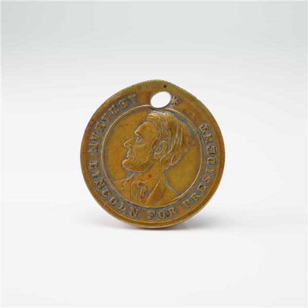 US 1860 Abraham Lincoln Campaign Medalet DeWitt-AL 1860-51 King-48
