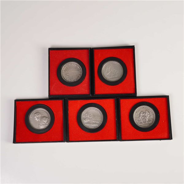 5pc U.S Mint America's First Medals Commemorative Set