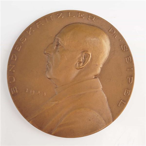 AT 1923 Ignaz Seipel Commemorative Medal, Bronze, M#0161