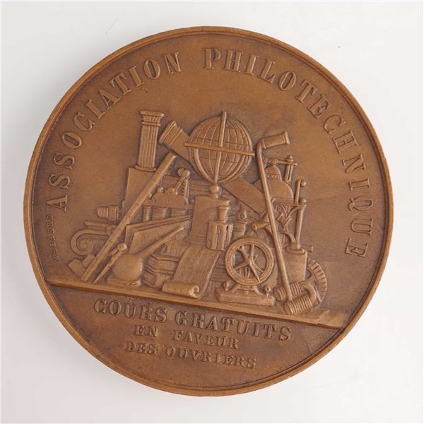 FR 1902-03 Association Philotechnique Award Medal, Bronze