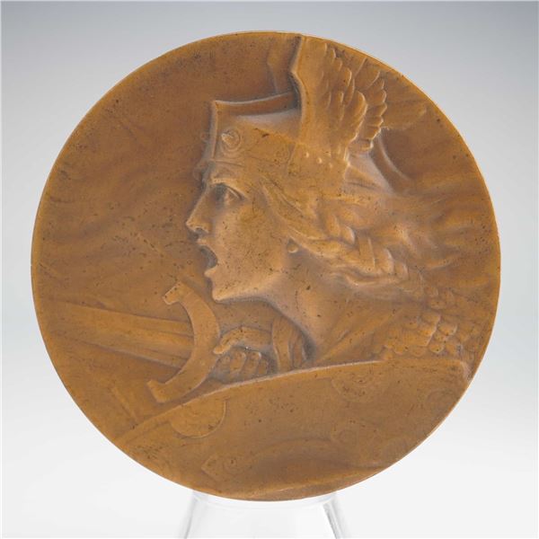 FR 1914 Dourdan Rallye Paper Medal, Bronze