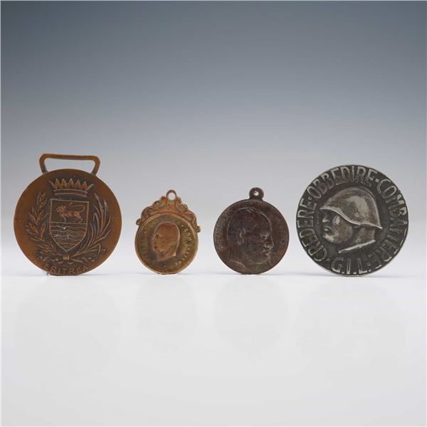 4pc Italian Eritrea, Agricultural Merit & Fascist-Era Commemorative Medals
