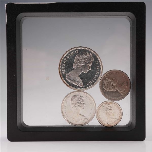 4pc 1965 Canada Silver Coin Set