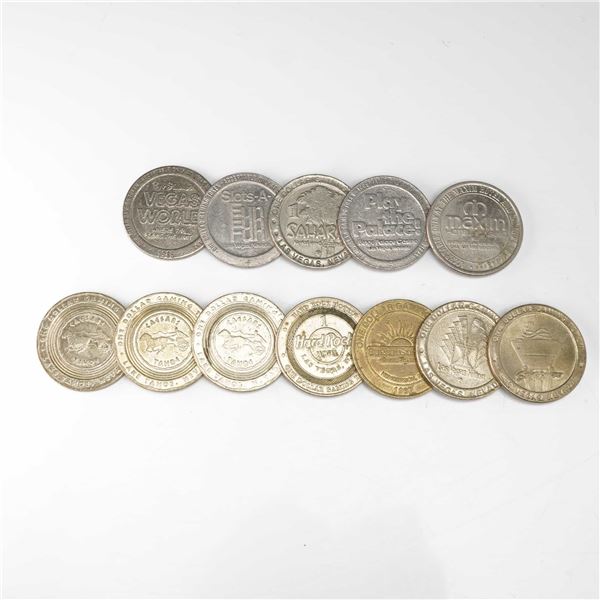 12pc Casino Gaming Tokens