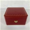 Image 2 : Cartier Red Leather Watch Box