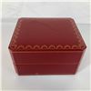 Image 3 : Cartier Red Leather Watch Box