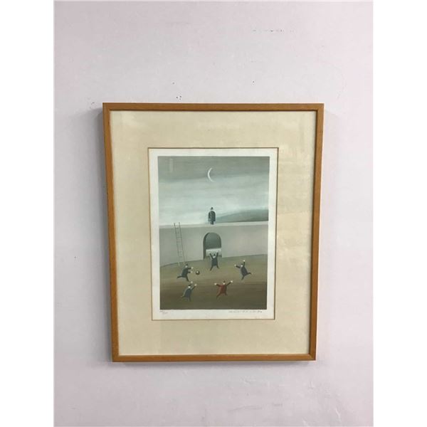 Maris Bishofs, Surrealist Lithograph, Numbered 100/170