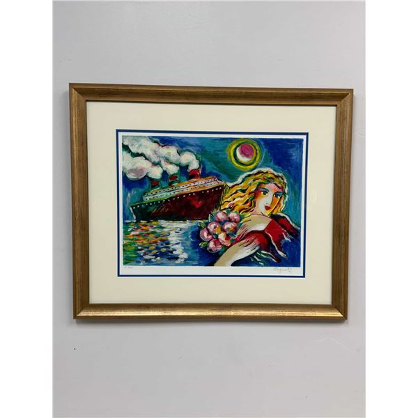 Zamy Steynovitz (Polish, 1951-2000) Artist Proof Seriolithograph on Paper, Signed