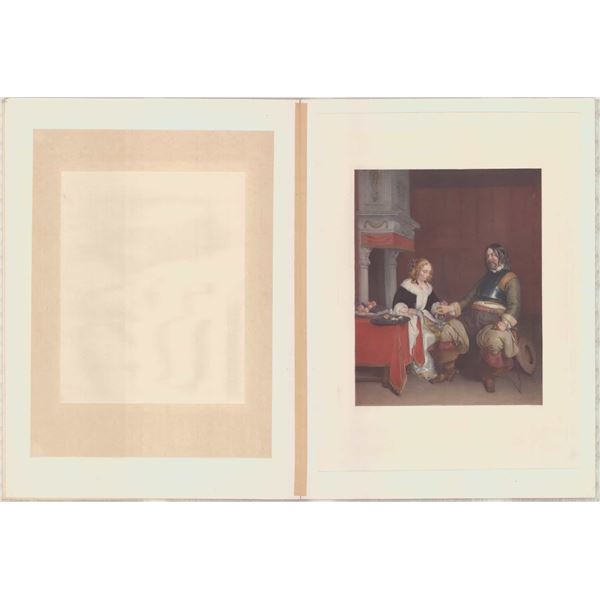Gerard ter Borch Chromolithograph A Military Gallant