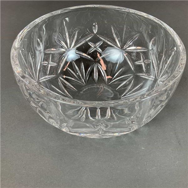 Tiffany & Co. Sybil Pattern Cut Crystal Bowl Designed Exclusively for Enterprise
