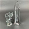 Image 1 : Two Baccarat and Vannes Le Chatel French Crystal Vases