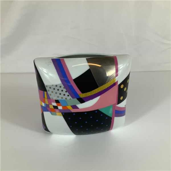 Rosenthal Studio-Line Brigitte Doege Memphis Design Porcelain Pillow Vase
