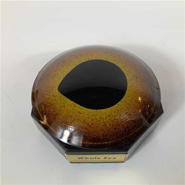 Clara Bartsch Imports Whale Eye Paperweight with Original Case