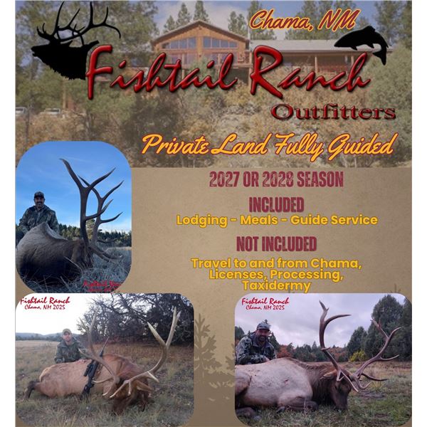 Fishtail Ranch Outfitters - Chama, NM Bull Elk Hunt