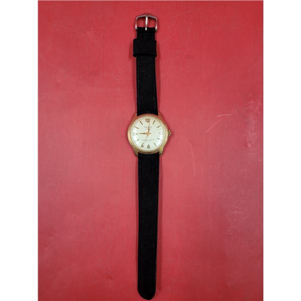 Swiss Made Telix Watch w/ Suede Champion Wristband