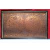 Image 1 : Etched Copper World Map