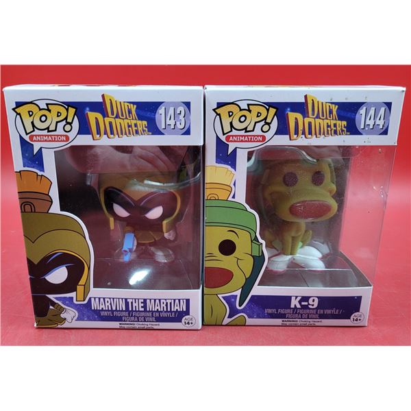 2 Funko Pop! Duck Dodgers Vinyl Figures