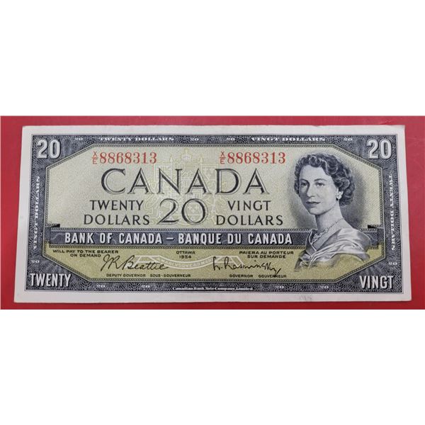 1954 Canadian $20 Bill