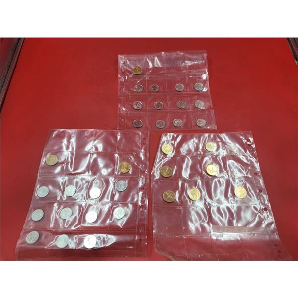 Lot of Assorted Canadian Coins w/ Provincial Quarters