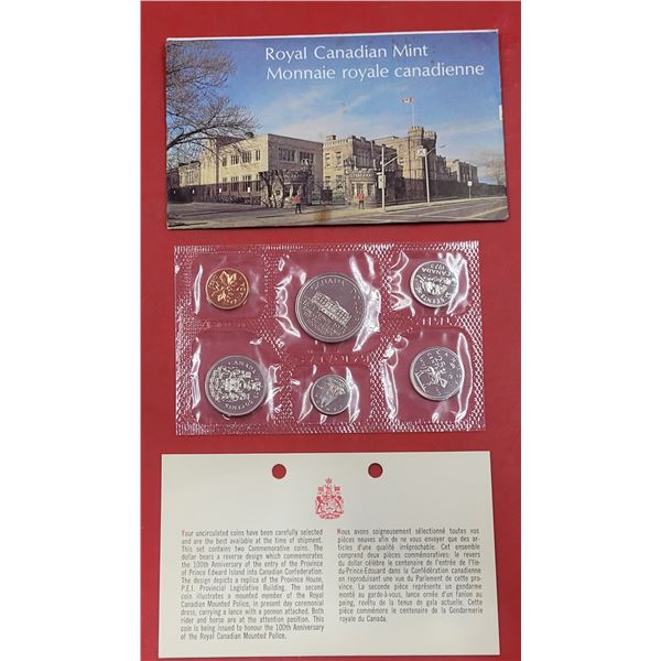 Royal Canadian Mint 1973 Uncirculated Canadian Coin Set