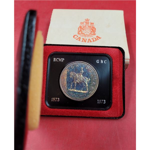 1973 Royal Canadian Mounted Police Centennial Dollar Coin