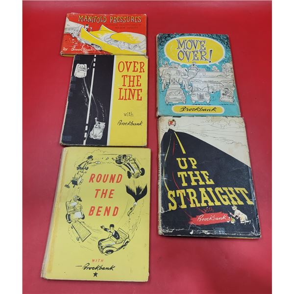 Lot of Brockbank Automotive Cartoon Books
