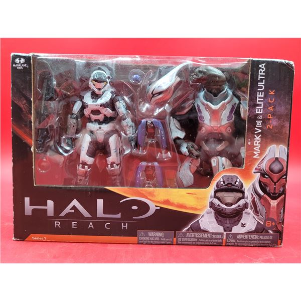 Sealed McFarlane Toys Halo Reach Mark V & Elite Ultra 2-Pack Action Figures