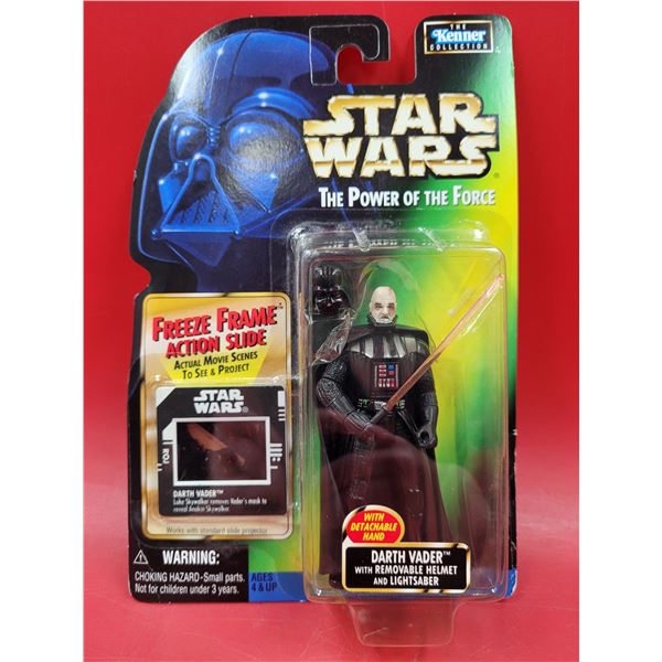 Sealed Kenner Star Wars Darth Vader w/ Removable Helmet & Lightsaber Figure