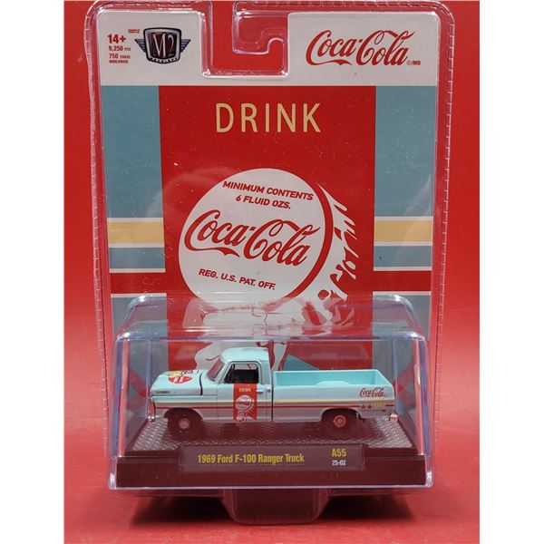 Sealed M2 Machines Coca-Cola 1969 Ford F-100 Ranger Truck
