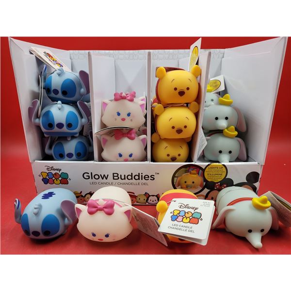 Lot of Disney Glow Buddies Light-Up LED Candles