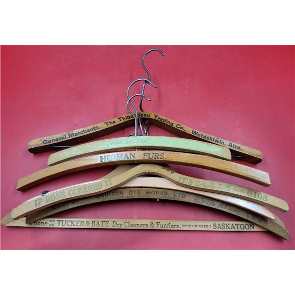 Lot of VTG Advertising Hangers