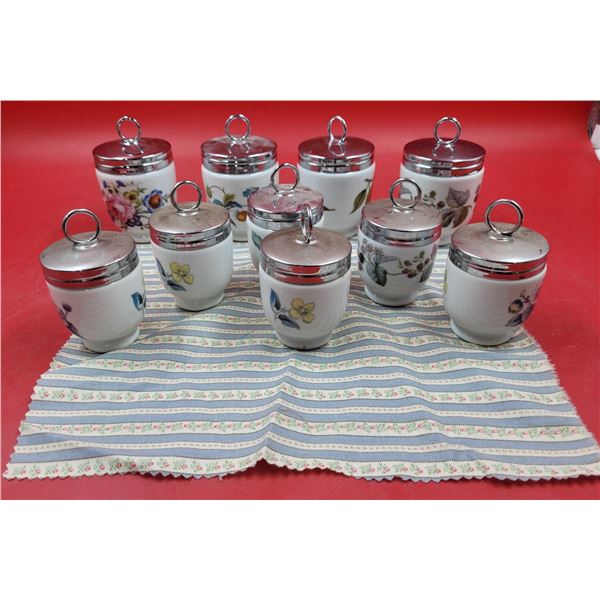 Porcelain Royal Worcester Egg Coddlers Made in England