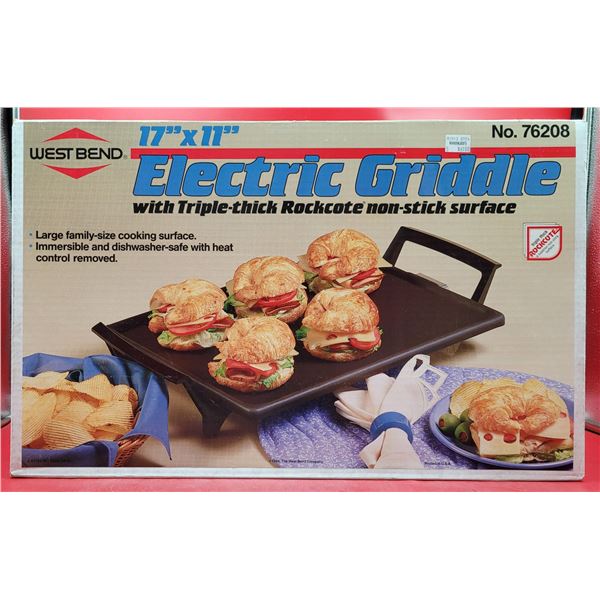 West Bend 17" x 11" Electric Griddle