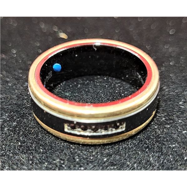 Titanium & 10 Kt. Gold Ring