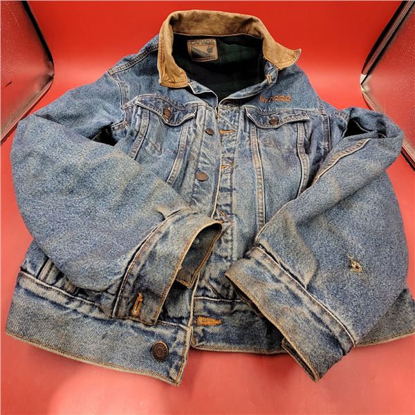 VTG Canada Sportswear Denim Jacket w/ Flannel Interior