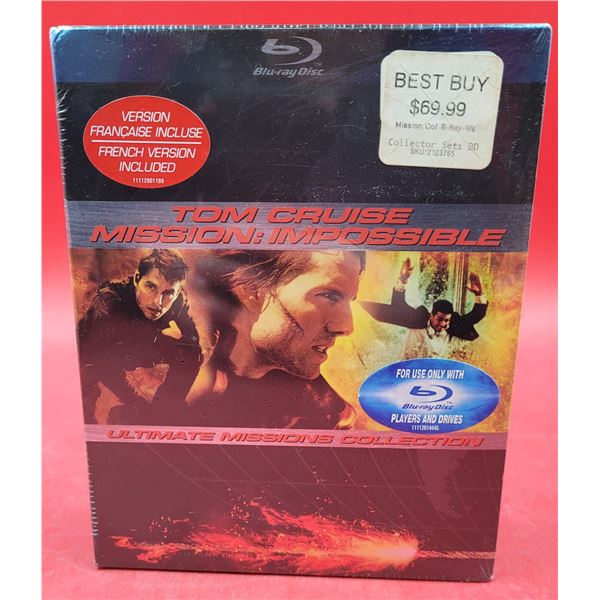 Sealed Tom Cruise Mission: Impossible Blu-Ray DVD Collection