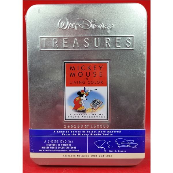 Sealed Disney Treasures Mickey Mouse in Living Color 2-Disc DVD Set