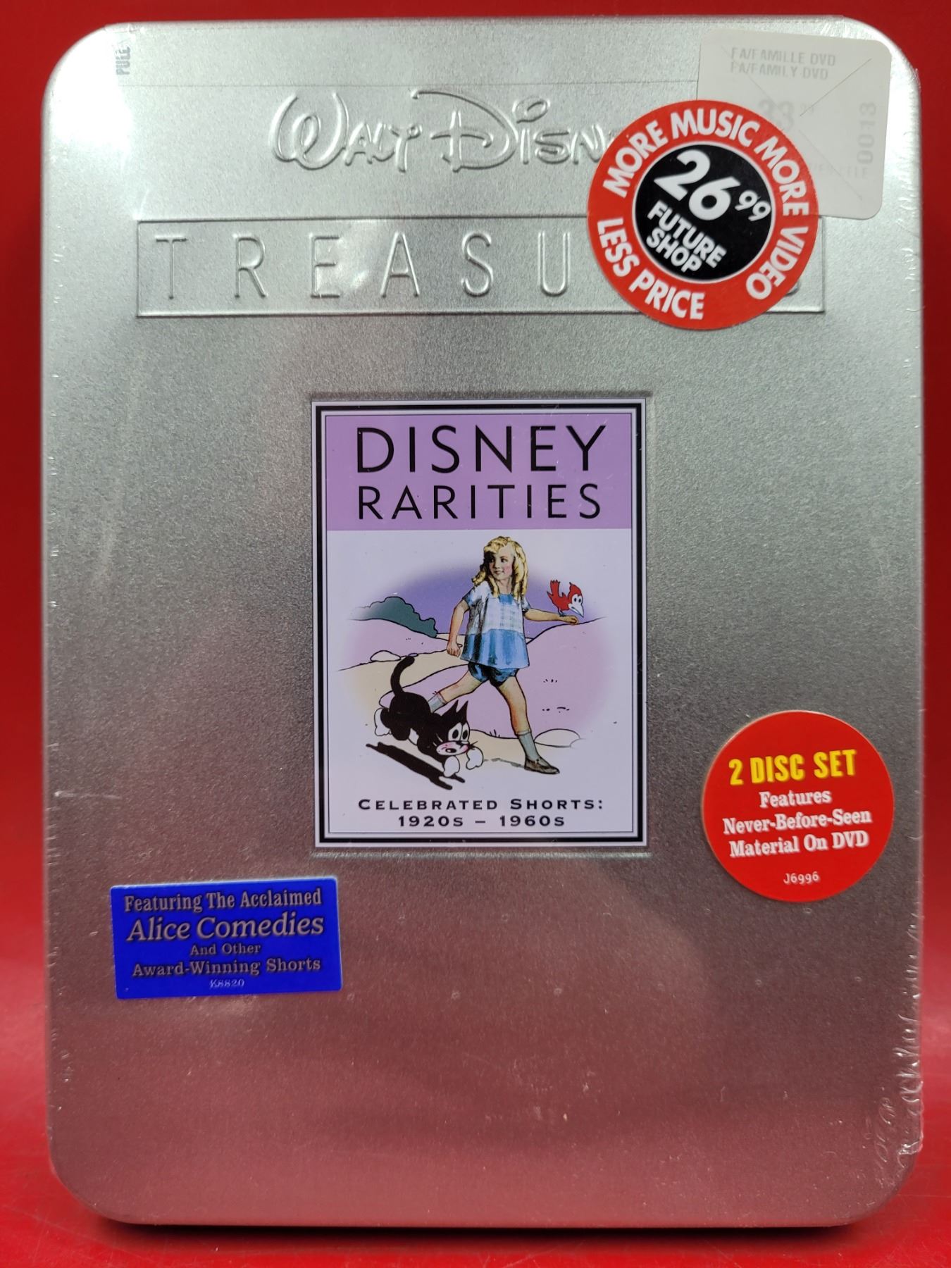 Disney Rarites Dvd Sealed Disney Treasures Disney Rarities 2-Disc DVD Set