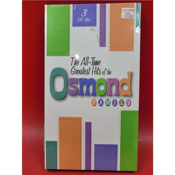 Sealed The All-Time Greatest Hits of The Osmond Family 3 CD Set