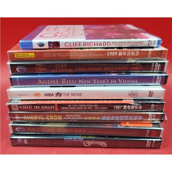 Lot of Sealed Concert DVDs
